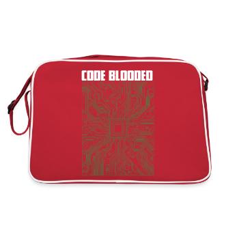 Code blooded - Retro Bag - red/white - Back