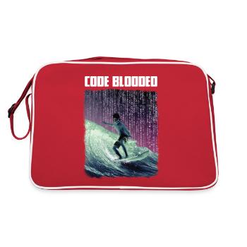 Code blooded - Retro Bag - red/white - Back