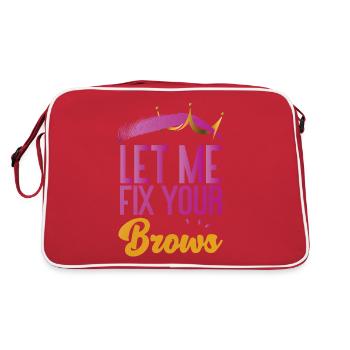Esthéticienne Esthéticienne Soins de la Peau - Sac Retro - rouge/blanc - Dos