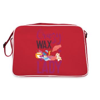 Cute Esthetician Skincare - Retro Tasche - Rot/Weiß - Hinten