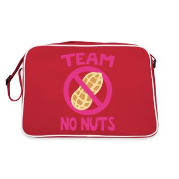 Sex Reveal Team No nuts Girl Matching - Retro Bag - red/white - Back