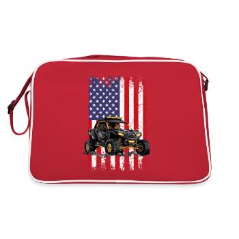 UTV SXS Racing - Retro Bag - red/white - Back