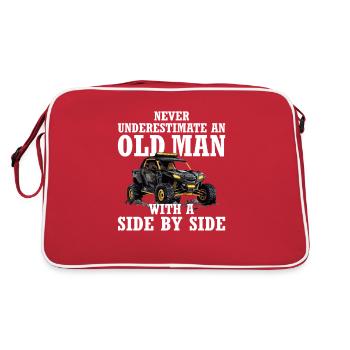 UTV SXS Racing - Retro Bag - red/white - Back