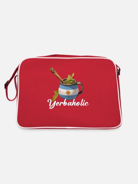 Yerba Mate argentine - Sac Retro - rouge/blanc - Dos