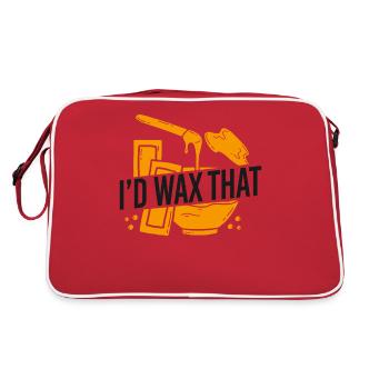 Cute Esthetician Skincare - Retro Tasche - Rot/Weiß - Hinten