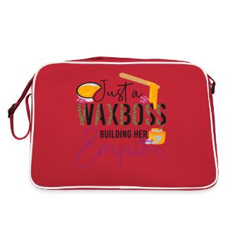 Cute Esthetician Skincare - Retro Tasche - Rot/Weiß - Hinten