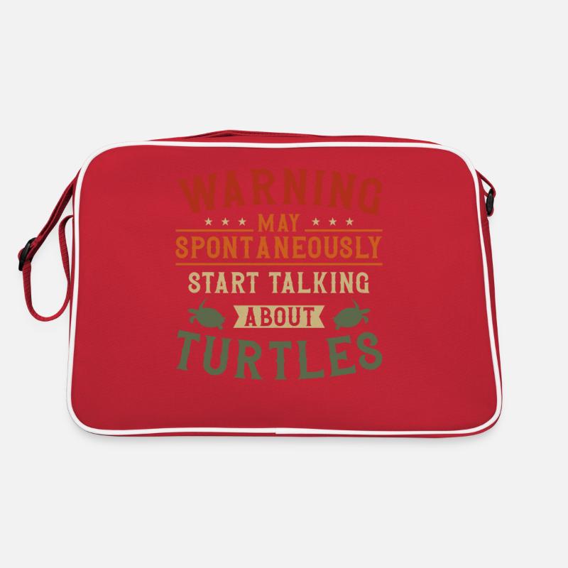 Avertissement de tortue de mer mai Sac Retro