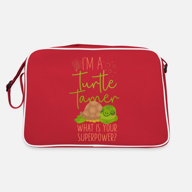 Sea Turtle Tortoise I'm A Turtle Retro Tasche