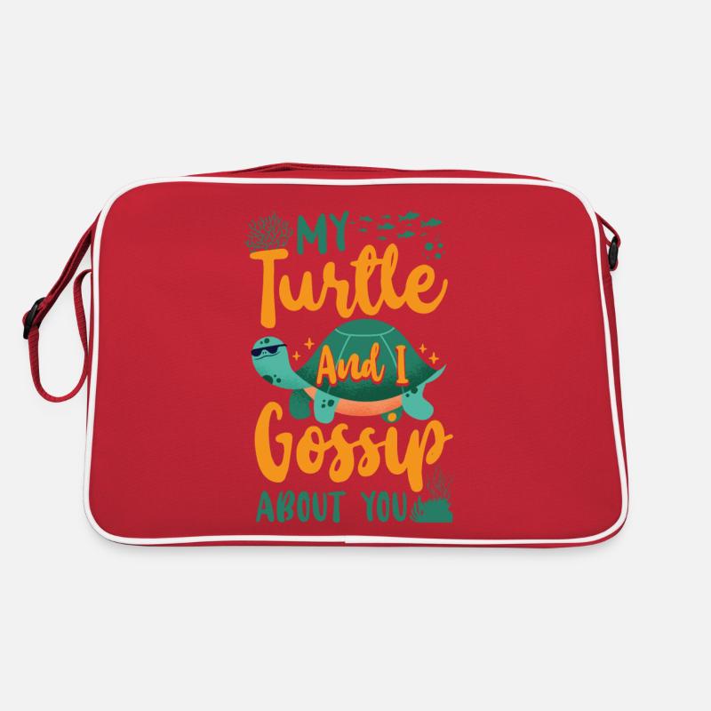 Sea Turtle Tortoise My Turtle And Retro Tasche