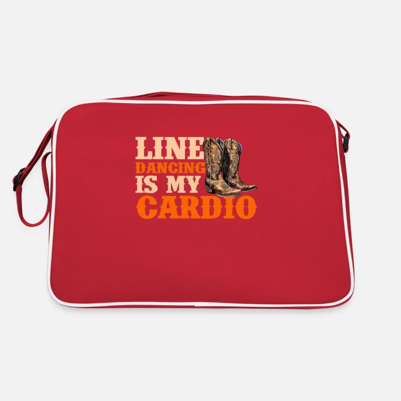 Line dancing is my cardio, line dancing Retro Tasche