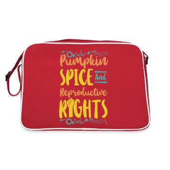 Épice de citrouille féministe - Sac Retro - rouge/blanc - Dos