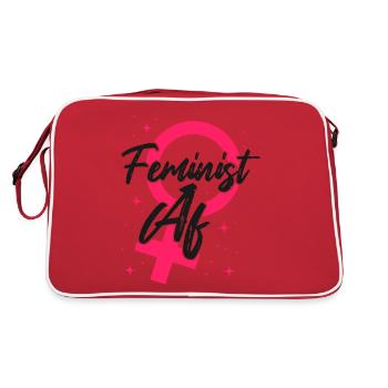 Féministe Féministe Af - Sac Retro - rouge/blanc - Dos