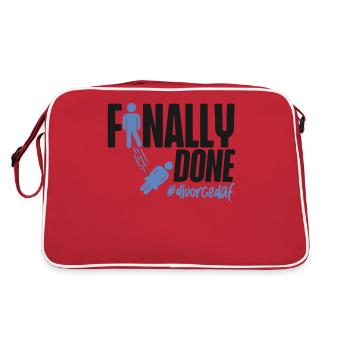 Happy Divorce Party enfin terminé - Sac Retro - rouge/blanc - Dos