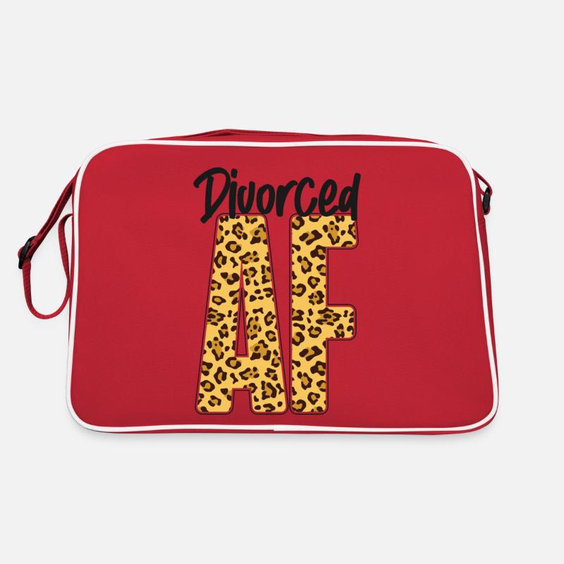 Happy Divorce Party Leopard Retro Tasche