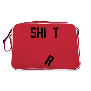 Hilarious Tees Falling R Funny - Retro Bag - red/white - Back