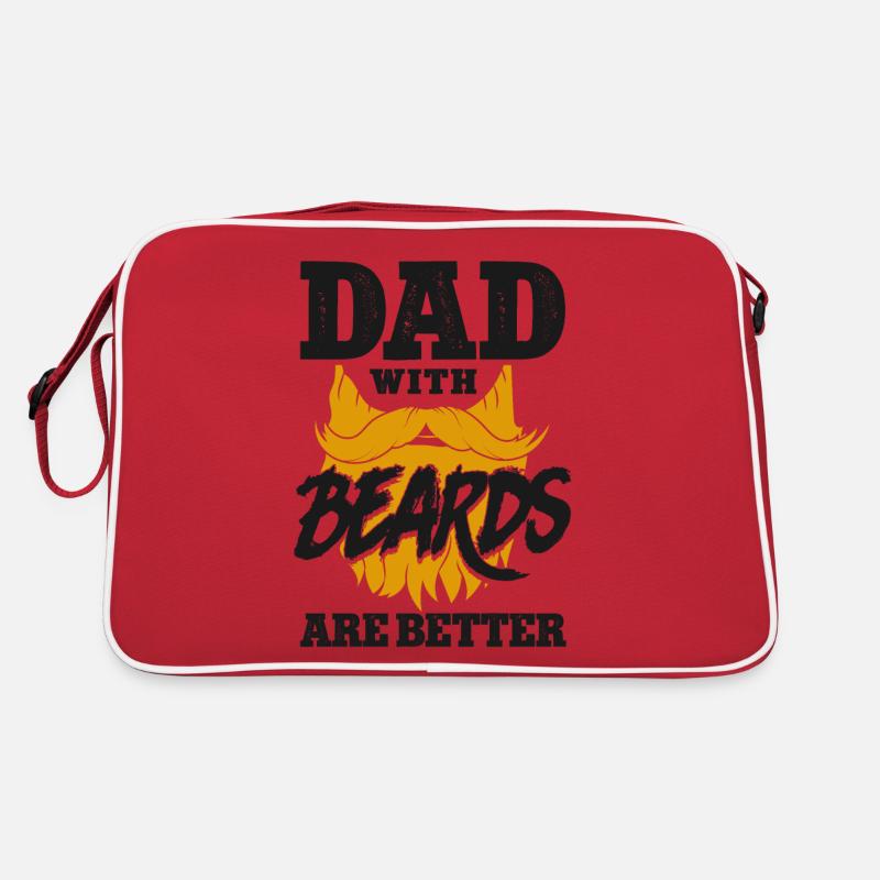 Beard Lover Bearded Man Dad Ginger Retro Tasche