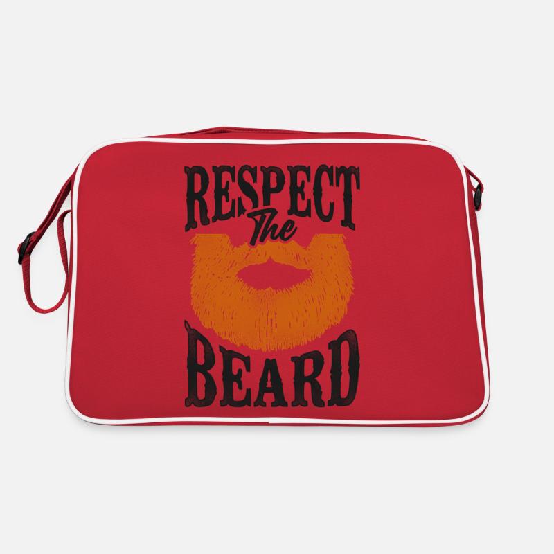 Beard Lover Bearded Man Ginger Retro Tasche