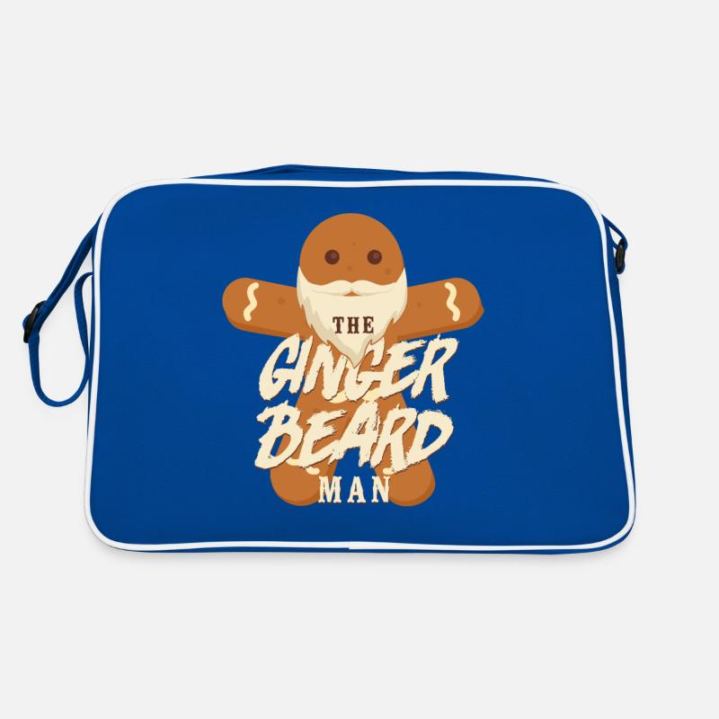 Beard Lover Bearded Man Christmas Retro Tasche