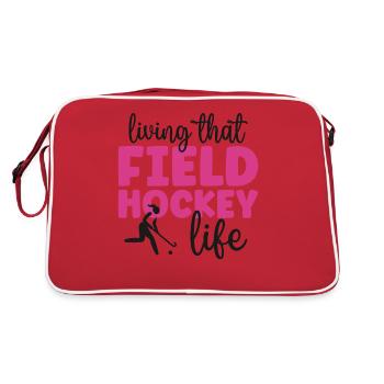 Field Hockey Living That Field - Retro Bag - red/white - Back