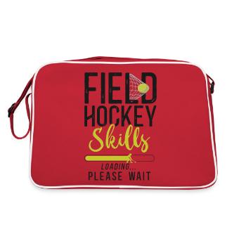 Field Hockey Field Hockey Skills - Retro Tasche - Rot/Weiß - Hinten