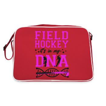 Field Hockey Field Hockey It's In - Retro Tasche - Rot/Weiß - Hinten