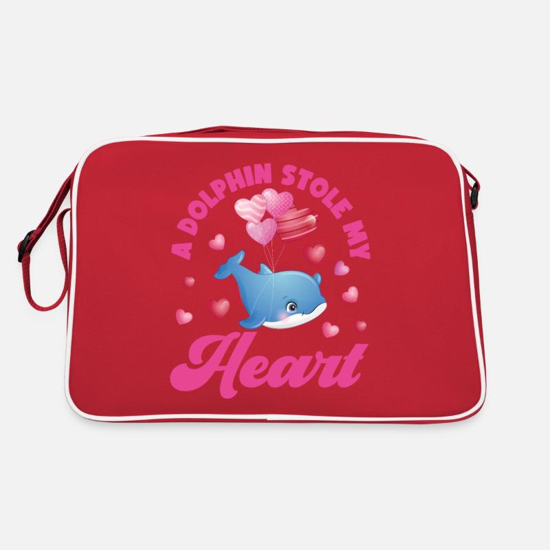 Dauphin Saint Valentin Un Dauphin Sac Retro