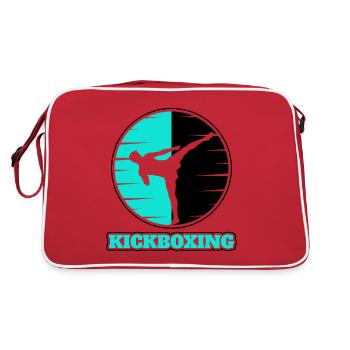 Kickboxer Arts martiaux Kickboxing Kickboxen - Sac Retro - rouge/blanc - Dos