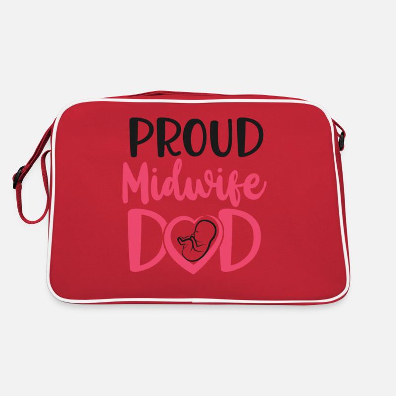 Nurse Midwife Birth Worker Dad Retro Bag