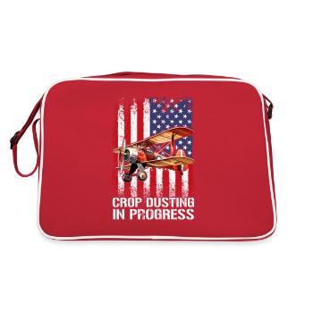 Certified Crop Duster - Retro Bag - red/white - Back