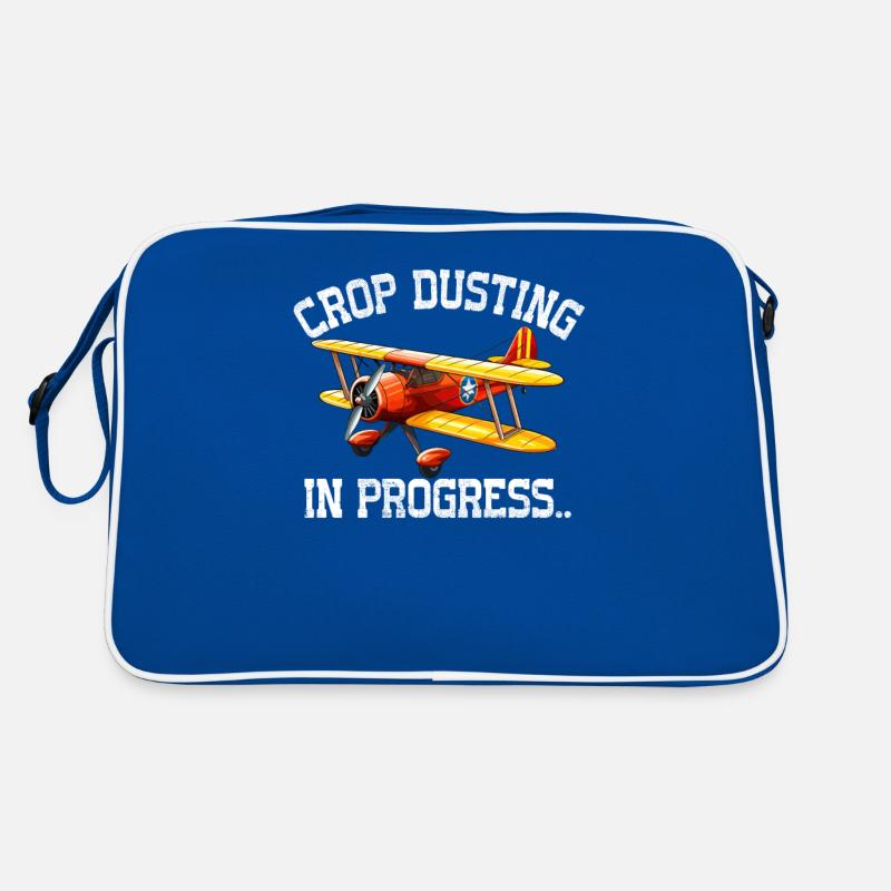 crop duster in progress Retro Bag