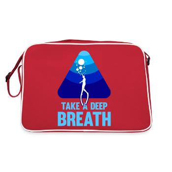 Plongée, Apnée Plongée, Apnée No Limit Apnée Apnée - Sac Retro - rouge/blanc - Dos