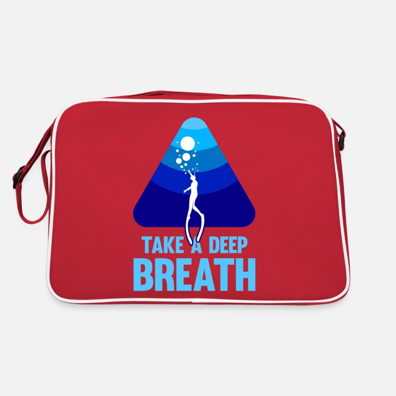 Plongée, Apnée Plongée, Apnée No Limit Apnée Apnée - Sac Retro - rouge/blanc