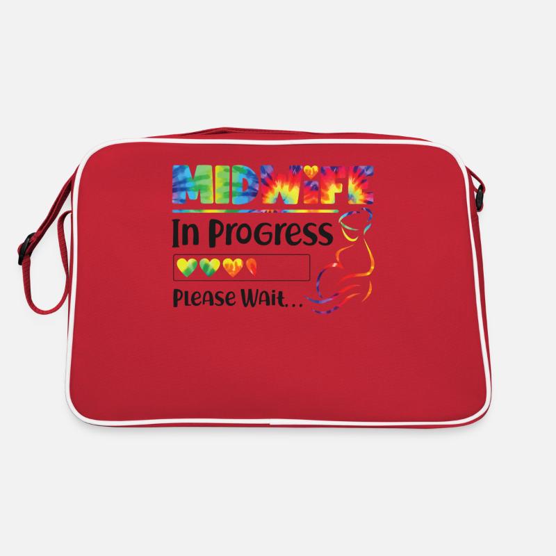 Nurse Midwife Birth Worker Student Retro Tasche