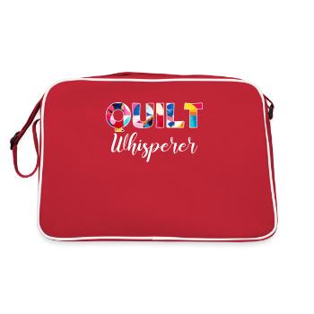 Sewciopath, Quilting sewing - Retro Tasche - Rot/Weiß - Hinten