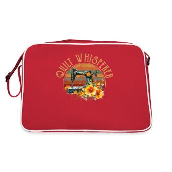Sewciopath, Quilting sewing - Retro Tasche - Rot/Weiß - Hinten