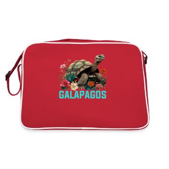 Îles Galápagos, Équateur Galápagos - Sac Retro - rouge/blanc - Dos