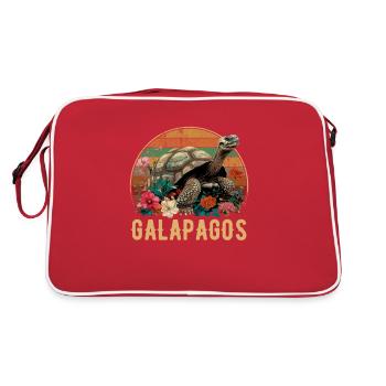 Îles Galápagos, Équateur Galápagos - Sac Retro - rouge/blanc - Dos