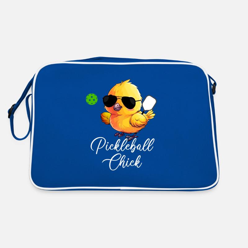 Pickleball Chick, funny pickleball Retro Tasche