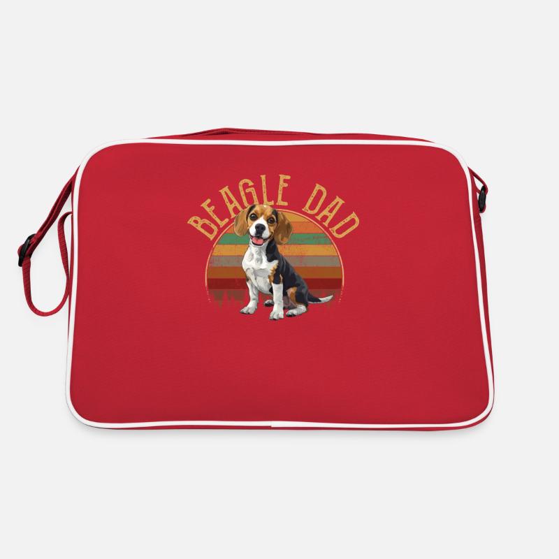 beagle papa beagle Sac Retro