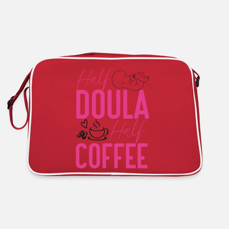 Doula Birth Worker Coffee Half Retro Tasche