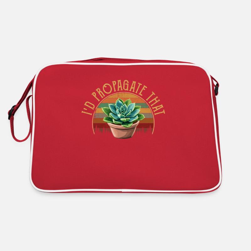 I'd Propagate That, plants Succulents Retro Tasche
