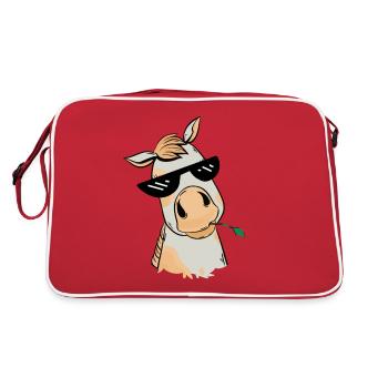 Cheval Chevaux Chill Lunettes de soleil Meme Gaul - Sac Retro - rouge/blanc - Dos