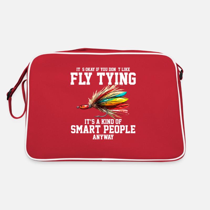 Pêche à la mouche des gens intelligents attachant Sac Retro