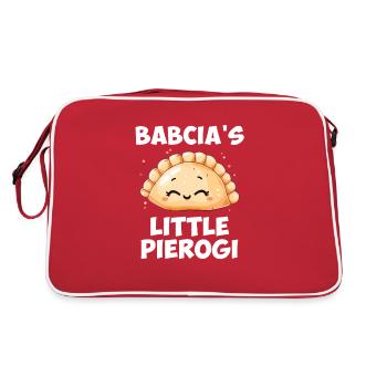 Babcia Little Pierogi - Retro Tasche - Rot/Weiß - Hinten
