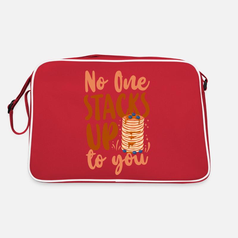 Pancake Lover Kids Valentines Day Retro Tasche