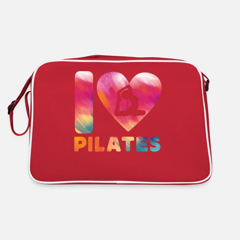 Instructeur de Pilates Enseignant Cœur Sac Retro