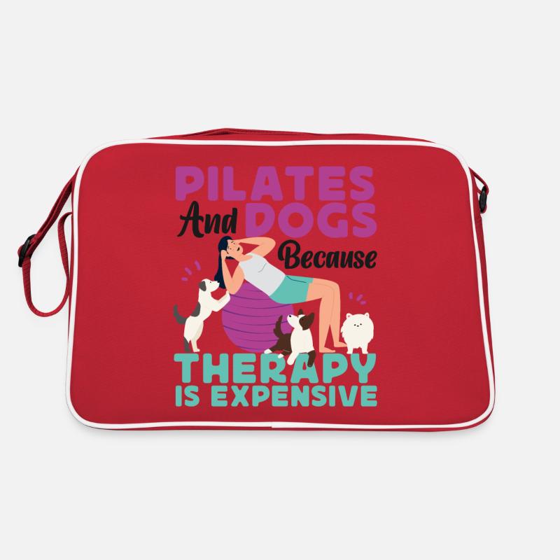 Pilates Instructor Teacher Dog Retro Bag