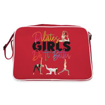 Instructeur de Pilates Professeur de Pilates - Sac Retro - rouge/blanc - Dos