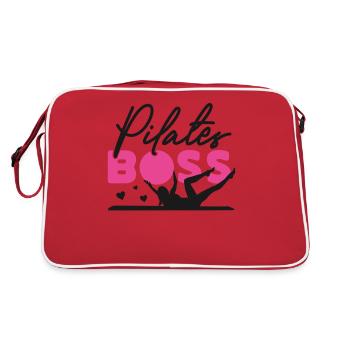 Instructeur de Pilates Professeur de Pilates - Sac Retro - rouge/blanc - Dos
