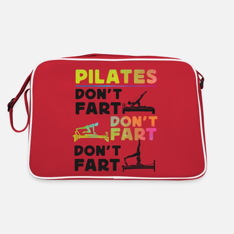 Pilates Instructor Teacher - Retro Tasche - Rot/Weiß